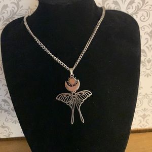 4/$20 NIP Stainless Steel Butterfly Necklace